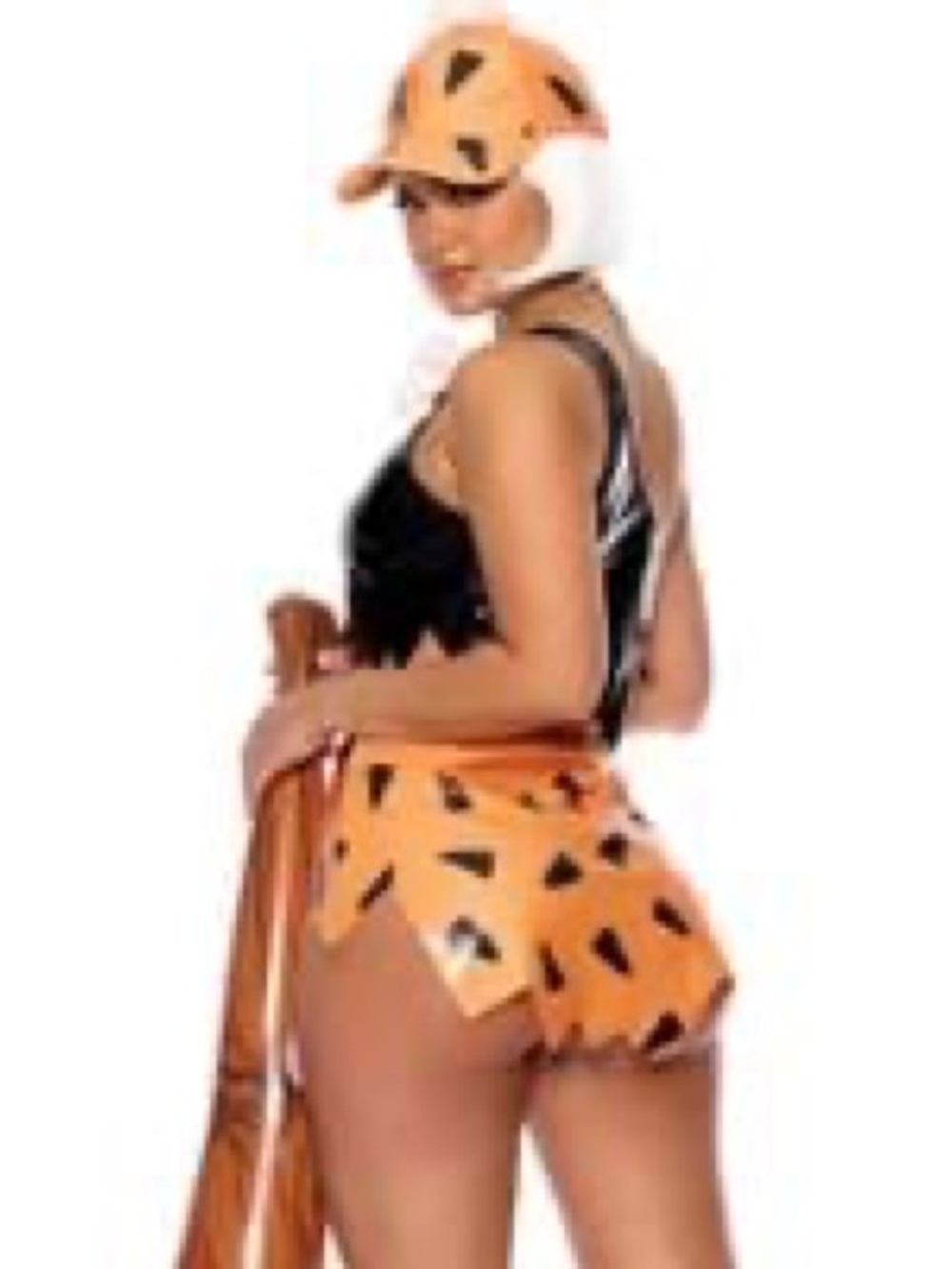 4-Piece Patent Bedrock Baddie Costume – Women’s Medium – Flintstones Inspired - Picture 3 of 4